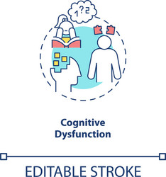 Cognitive Decline Symbol Royalty Free Vector Image