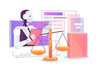 ai-powered predictive analytics abstract concept vector image
