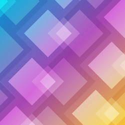 abstract geometric square overlap on colorful vector