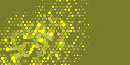geometric multi size hexagon with color vector image