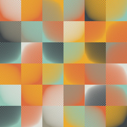 Linear abstract pattern design vector