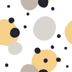 modern seamless pattern with abstract shapes vector image