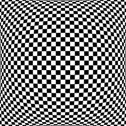 Convex Checkerboard Pattern vector image