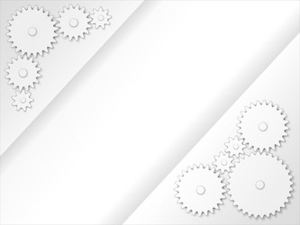 Abstract 3d gears background vector