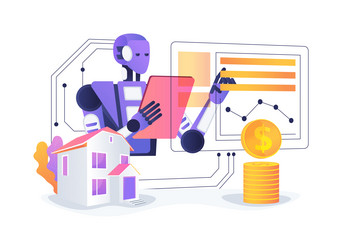 ai-optimized pricing strategies abstract concept vector image
