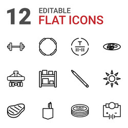 isometric icons vector