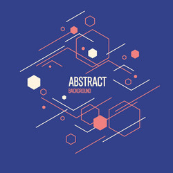 background with abstract shapes a template vector image