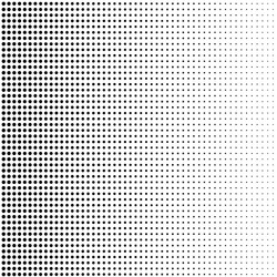 Halftone background with disappearing dots vector