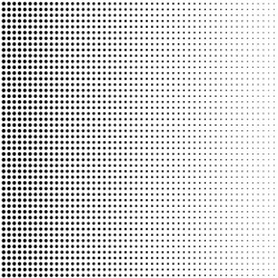 Halftone background with disappearing dots vector