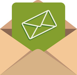 message inbox mail document vector