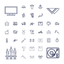 old icons vector