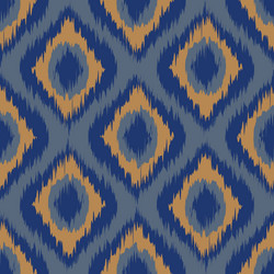 Seamless pattern tribal art ikat ogee vector