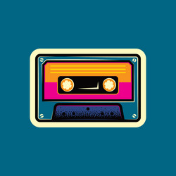 Retro vhs video cassettes Royalty Free Vector Image