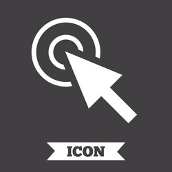 mouse cursor sign icon pointer symbol vector image