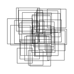 Random rectangles structure composition pattern vector