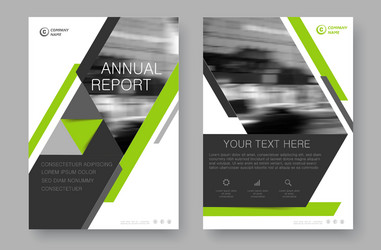 Cover design annual report vector