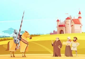 Medieval Messenger Vector Images (40)