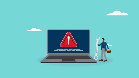 problem solving with the concept of a businessman vector image