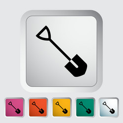 shovel icon vector