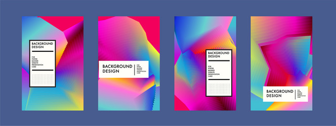 colorful abstract fluid gradient pattern vector image