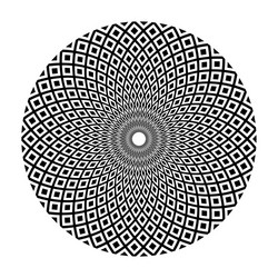 Geometric Rotation Pattern vector image