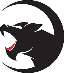 puma logo design Vector Image