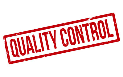 Red quality control rubber stamp set Royalty Free Vector