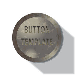 Shiny stone web button and icon template vector
