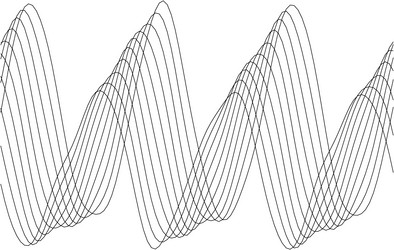 abstract waveforms pattern for modern design vector image