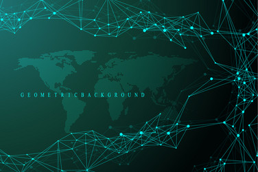 big data complex graphic abstract background vector image