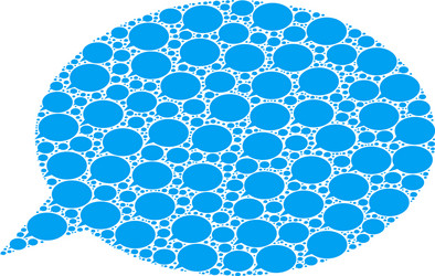 message cloud recursive composition itself vector image