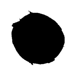 Brush stroke isolated white background circle Vector Image
