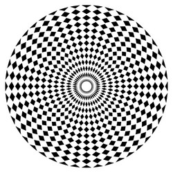 Abstract circle element with pattern texture vector