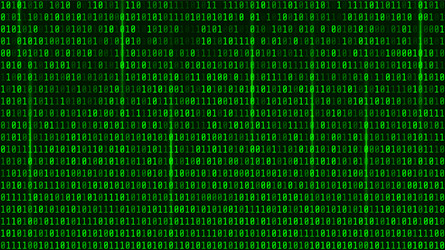 Digital binary data and streaming code vector