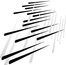 grid mesh with dynamic lines intersecting stripes vector image