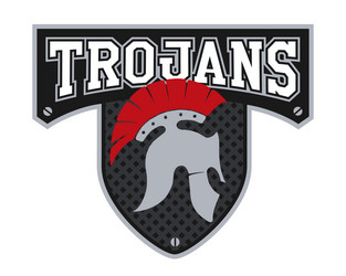 Trojan Helmet Logo vector