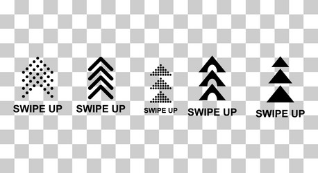 Set of swipe up internet button online web design vector