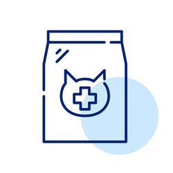 Prescription cat food for special needs pixel vector