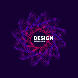 abstract background with dynamic waves line vector image
