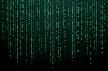 abstract technology background binary data vector image