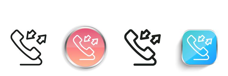 conversation icon thin linear regular and button vector image