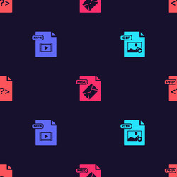 Set gif file document mp4 msg and php vector