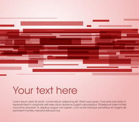 abstract rectangle background in red color vector image