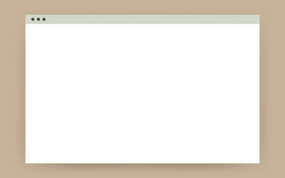 simple browser window isolated computer web site vector image