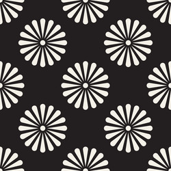 seamless pattern repeating geometric elements vector image