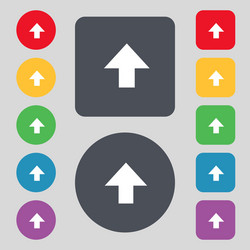 this side up sign icon fragile package symbol set vector image