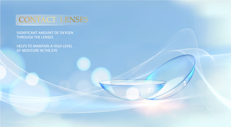 3d contact lens drops container mock up Royalty Free Vector
