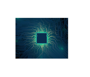 Abstract Circuit Board Technology vector image