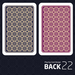 Card back abstract pattern background underside vector