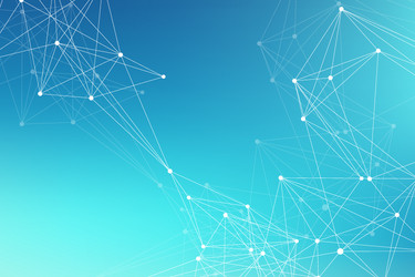 Connected Data Network Abstract vector image